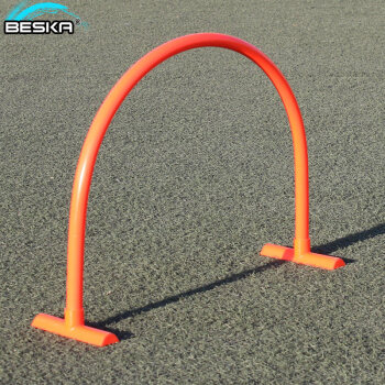 足球训练小拱门 障碍小足球门 敏捷步伐训练器材 拱形障碍球门 桔色