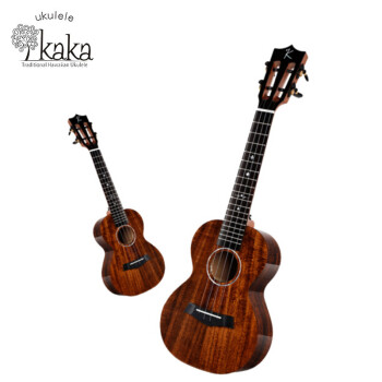 kaka KUT-KADS全单板相思木卡卡尤克里里 乌克丽丽ukulele26英寸迷你小吉他精细亮光款