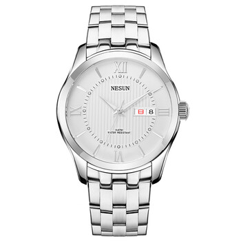尼尚(nesun)手表 钟表 全自动机械表男表 双日历进口男表 商务夜光