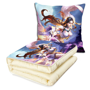 居家布艺 抱枕靠垫 其他品牌 王者荣耀周边赵云李白露娜花木兰刘邦抱