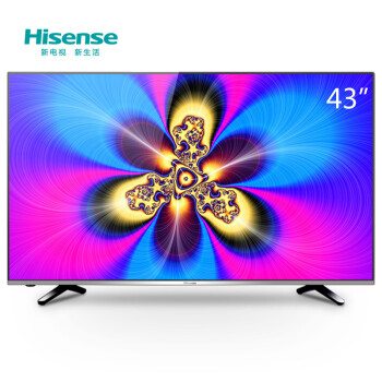 海信（Hisense）LED43EC520UA 43英寸 VIDAA3 14核 炫彩4K智能电视(黑色)