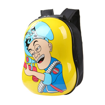 园书包韩国可爱男女孩硬壳书包小班中班大班2-3-4-5-6岁 光头强13寸