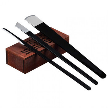 修脚刀去死皮刮脚刀扬州三把刀套装修甲沟老茧嵌甲工具锰钢扦脚刀 刮