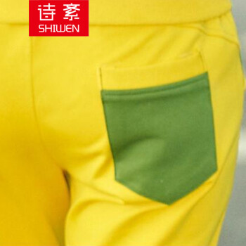 诗紊2016新品运动服韩版卫衣套装个性修身长袖运动套装女春 灰拼粉 L