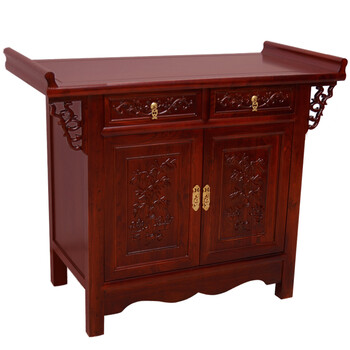 本素实木北方老榆木家具明清中式仿古香案供桌神台供台佛龛佛贡条案