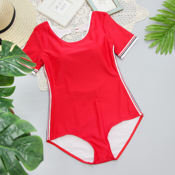 玛丽黛儿(marydale) 新款泳衣时尚性感修身显瘦连体三角泳衣抖音 红色