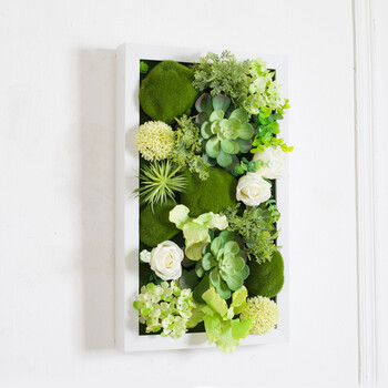 爱蒂可 现代客厅装饰画创意家居餐厅卧室墙面装饰壁挂饰田园仿真植物