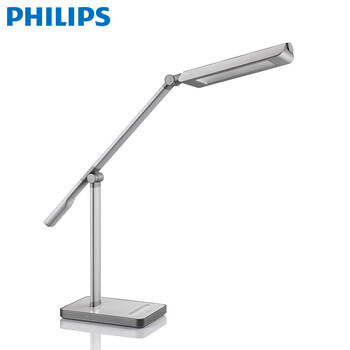 飞利浦(PHILIPS) 晶尚LED台灯 五档触摸调光 工作学习护眼灯学生学习护眼灯 白色