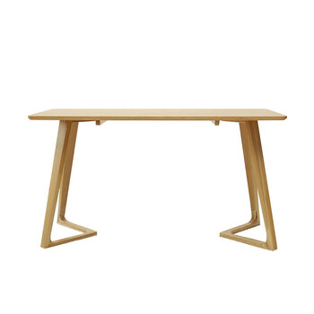 实木餐桌北欧白橡木桌子家用小户型餐桌椅组合现代简约饭桌 1.