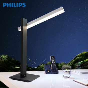 
                                        飞利浦（PHILIPS） LED台灯 卧室床头书房灯 学习工作学生阅读桌灯 四段调光钢琴 四段调光钢琴                