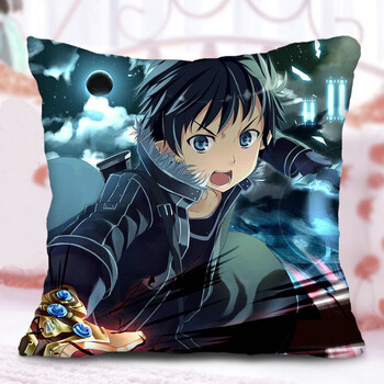 刀剑神域抱枕桐人亚丝娜周边抱枕动漫游戏周边沙发午睡抱枕靠垫 15