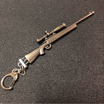 吃鸡周边迷你小号枪98k模型三级头平底锅三级甲三级包钥匙扣挂件 元旦