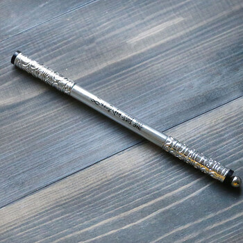 磁铁笔 伸缩金箍棒吸铁积木磁力减压笔 磁铁笔中性笔 银色金箍棒 5支