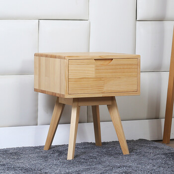 北欧床头柜简约卧室迷你小柜日式斗柜边柜现代简易收纳柜 一 整装