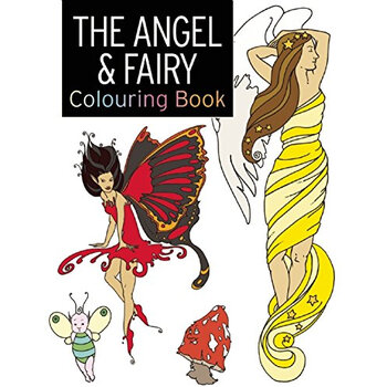 the angel & fairy colouring book