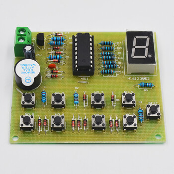 数显 抢答器套件 技能竞赛 电工实训 diy 散件组套 八路抢答器套件