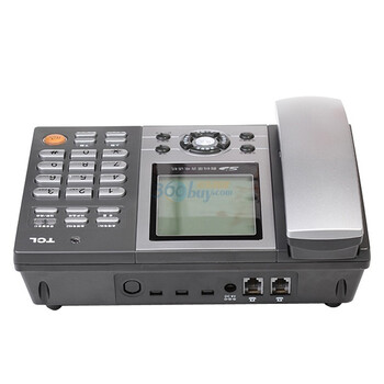 TCL 电话机 HCD868(88)TSD数字SD卡录音 大屏幕智能背光 办公商务客服呼叫中心家用 大屏幕座机(铁灰)