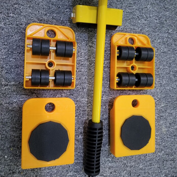 搬家器 搬运工具移动重物家具移动器万向轮搬家挪动底座 方形搬家器*4