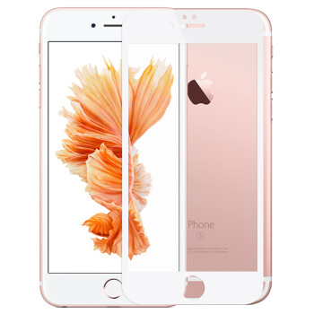 Benks 苹果6s钢化玻璃高清手机贴膜 适用于苹果6s/iPhone6s/6s Plus (0.3mm)钢化背膜-泡芙小姐【5.5英寸】