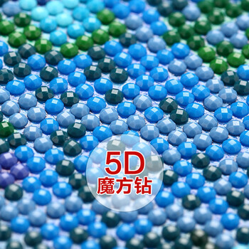 
                                        5D钻石画圆钻点钻秀家和万事兴玉兰花 十字绣新款客厅月色玉兰 水晶钻钻石绣贴钻画2米系列 5D钻石画-魔方圆钻-100*38cm                