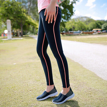 显瘦潜水裤分体潜水服女长裤紧身防晒冲浪游泳裤速干水母衣浮潜服 橙