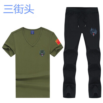 武警特战迷彩服户外军装制服野战特种兵夏季作训服短袖刺绣套装紧身军