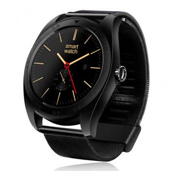 圆盘k89 smart watch运动心率睡眠监测手表 蓝牙智能手表 黑色