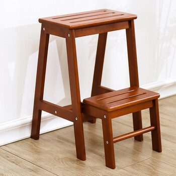 艺柳园 多功能梯凳换鞋凳沙发凳小凳子板凳家用可折叠 两层_ 4折现价2