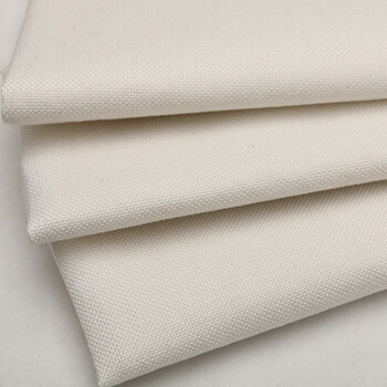 粗亚麻布艺纯色棉麻手工面料老粗布桌布麻布防尘 z定制 23#白色平板