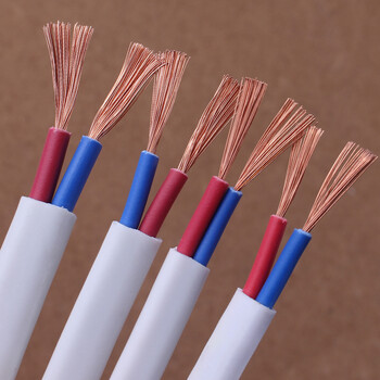 电线家用软护套线2芯铜包铝1/1.5/2.