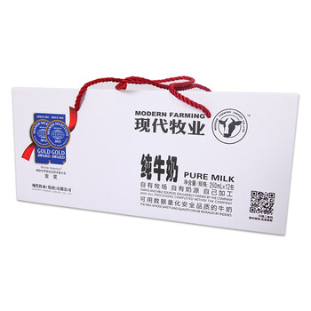 
                                        
                                        现代牧业（MODERN FARMING）尊贵装纯牛奶 250ml×12包 尊享礼盒                