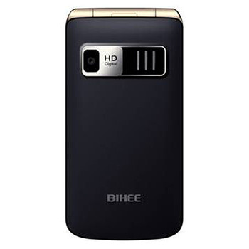 
                                        百合(BIHEE)C30A天翼CDMA电信老年人翻盖时尚手机 黑色                