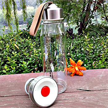 
                                        希乐 品茗泡茶杯 550毫升茶水分离水杯便携休闲太空茶杯汽车杯XL-1343 500ml 本色 550ml                
