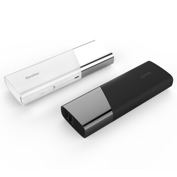 Besiter倍斯特 10000mAh 智能移动电源 带LED数字显示 双USB输出 充电宝 内置LED台灯 0197天王星