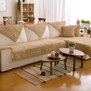 冬季毛绒防滑沙发垫加厚简约现代客厅沙发巾套罩坐垫定做 长毛
