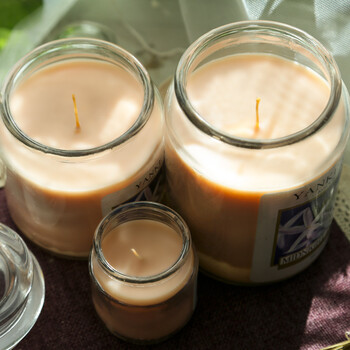 YANKE CANDLE洋客正品 午夜茉莉瓶装香氛蜡烛 无烟香薰蜡烛 浪漫礼物 小瓶