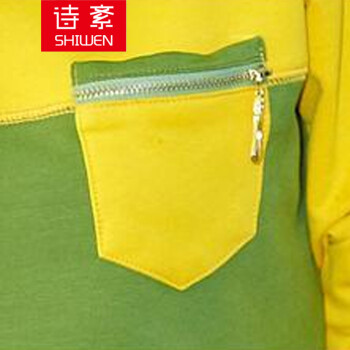 诗紊2016新品运动服韩版卫衣套装个性修身长袖运动套装女春 灰拼粉 L