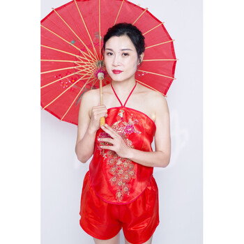 男士成人肚兜大码护胃暖胃肚兜红色本命年男女表演肚兜中国风结婚