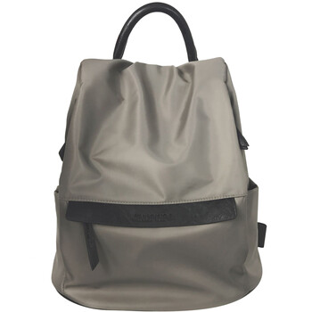 牛津布双肩包女2018新款校园学生书包背包ins超火大容量旅行包包 灰色