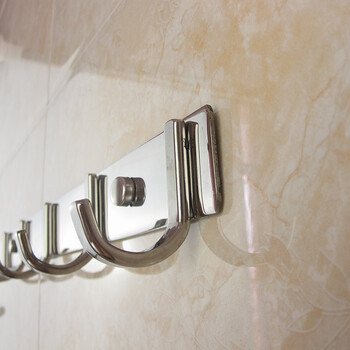 304不锈钢挂勾墙上挂钩墙勾壁挂衣钩厨房挂衣架卫生间门后衣帽钩 304