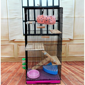 松鼠笼子飞鼠笼子木质款三层多层笼子五层魔王笼子蜜袋鼯别墅笼子