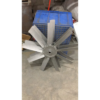 轴流风机雾炮风机风叶铝合金风叶扇叶风叶单面9叶铸铝风叶 直径495mm