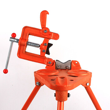 重型管子压力钳 龙门钳 夹管钳 管子台虎钳 压力台钳 带架压力钳 桔
