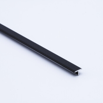 钛铝合金t型条8mm/10mm/12mm装饰条压边条瓷砖收边条地板t型压条 纯黑