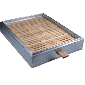 金强厨具 长方形大蒸笼包边包口蒸笼蒸屉铝合金竹制笼屉商用包子馒头