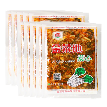 金菜地250g菜心香菜酱菜泡菜脱水咸菜下饭菜腌菜泡面配粥安徽特产250g