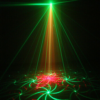 舞台灯激光灯 mp3音响灯ktv彩灯镭射灯迪厅装饰灯 声控遥控灯3孔 炫酷