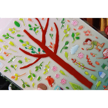 贴画scrapbook sticker花鸟树贴画 a【图片 价格 品牌 报价】-京东