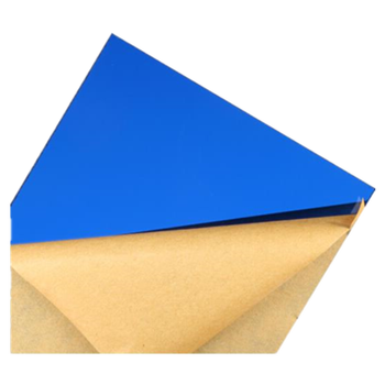 钜米精选:蓝色半透明亚克力板有机玻璃板加工定做150*200mm厚5mm 200*