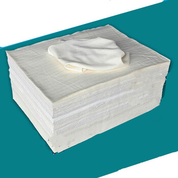 擦机布全棉工业抹布 纯棉白色标准尺寸吸油不掉毛大块碎布头 50斤甘宁